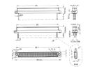 SCHROFF Stekker Type C, EN 60603, DIN 41612, vrouwelijk, 64 contacten, soldeerpennen, 4 mm