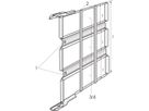 SCHROFF Tussenadapter om meerdere 3 HE testadapters te monteren, 6 HE, 280 mm, 410 mm