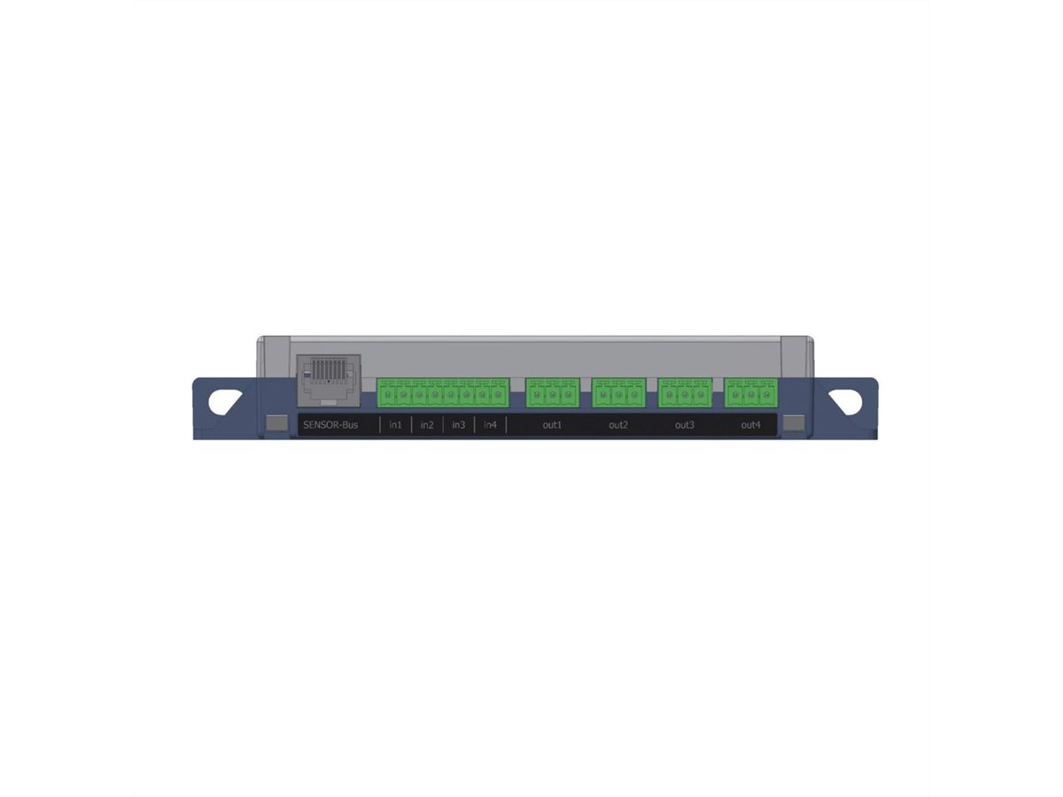 BACHMANN BlueNet GPIO module, 4x input/4x relay output