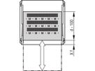 SCHROFF 19" telescopisch plateau voor Varistar, Novastar, Eurorack, 70 kg, RAL 7021, 800W 700D