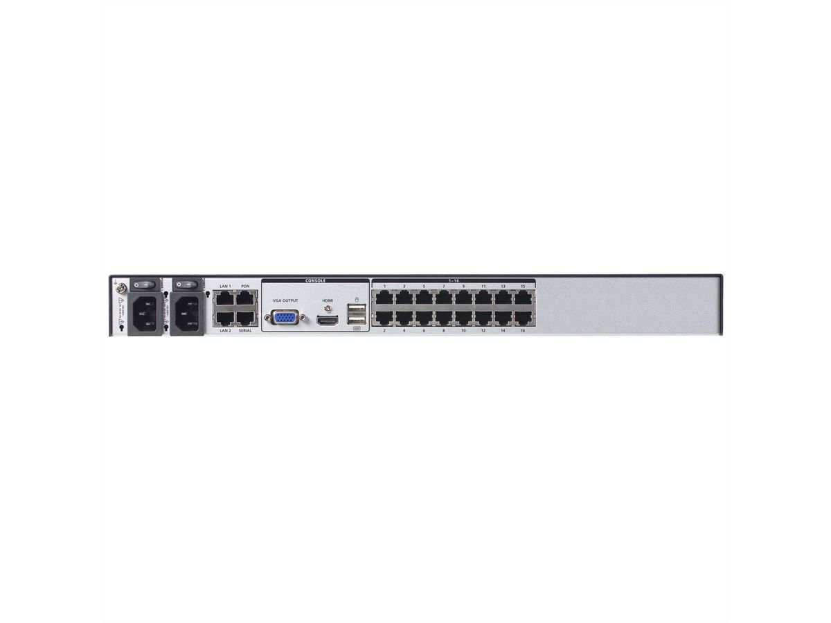 ATEN KN2116VB 16-Port Cat 5 KVM over IP 1 local und 2 remote