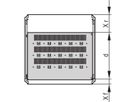 SCHROFF Varistar Shelf, Stationary, 75 kg, RAL 7035, 800W 500D
