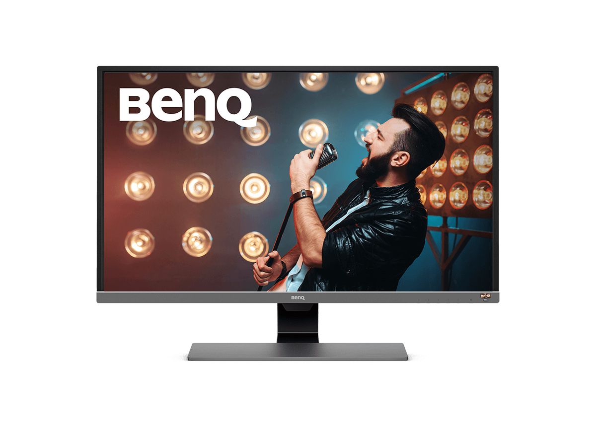 BenQ EW3270U 80 cm (31.5") 3840 x 2160 Pixels 4K Ultra HD LED Zwart, Grijs, Metallic