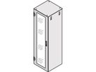 SCHROFF Varistar Glazed Door, IP 20, With Single Point Locking, RAL 7035, 2000H 600W