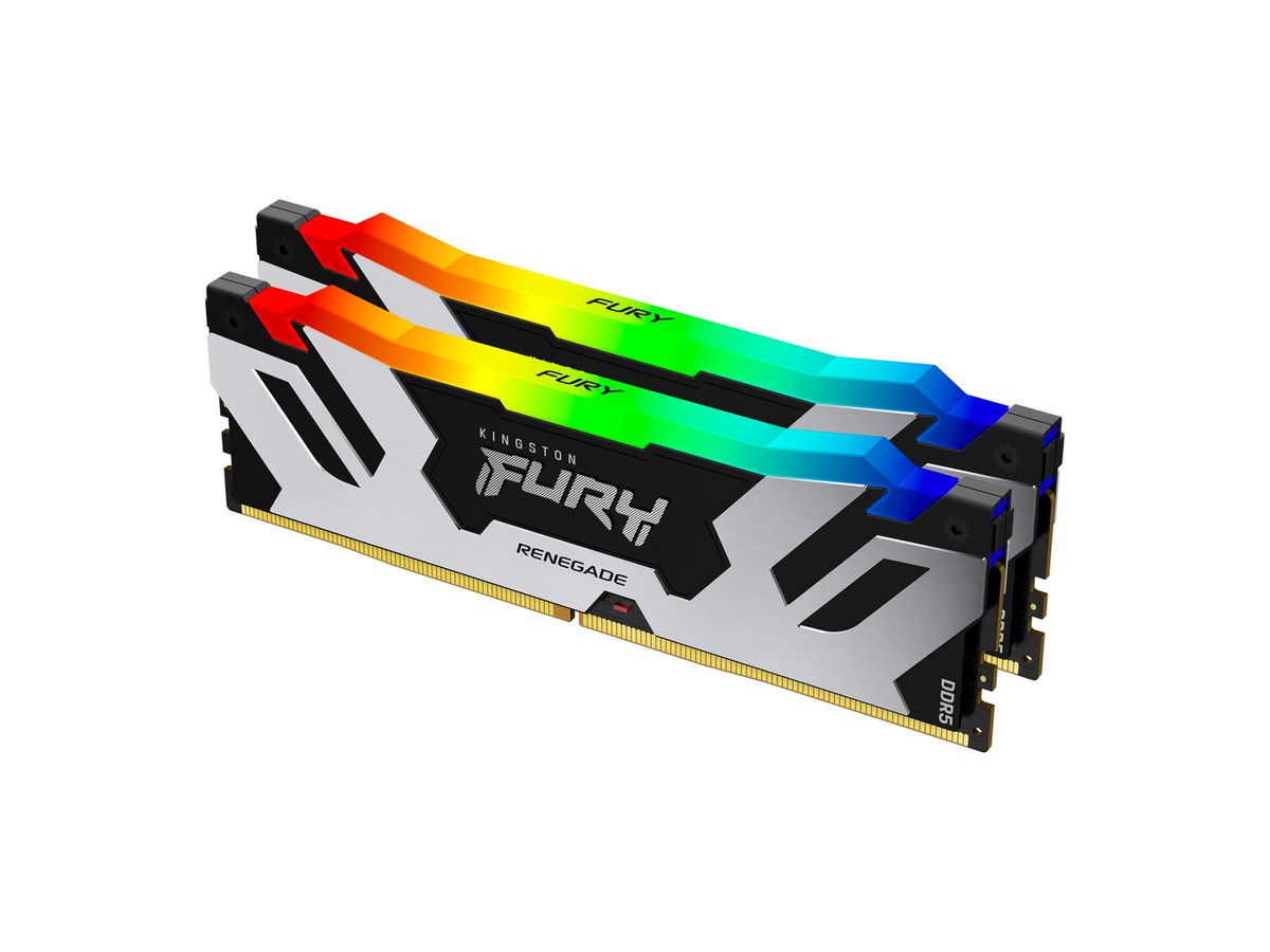 Kingston Technology FURY 64GB 6000MT/s DDR5 CL32 DIMM (Sets van 2) Renegade RGB XMP