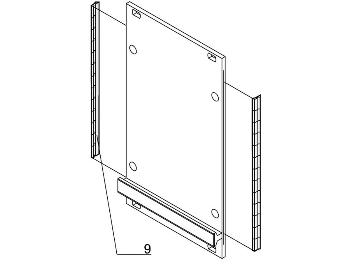 SCHROFF Front Panel EMC Stainless Steel Shielding Kit, 3 U, 100 pieces