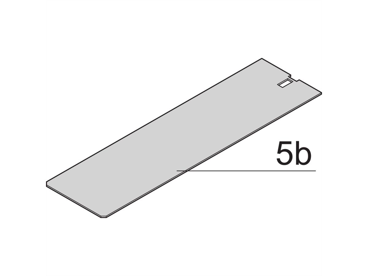 SCHROFF Insteekmodule met frame PRO, gladde afdekking, 1 connector, 6 HE, 21 HE, 167 mm
