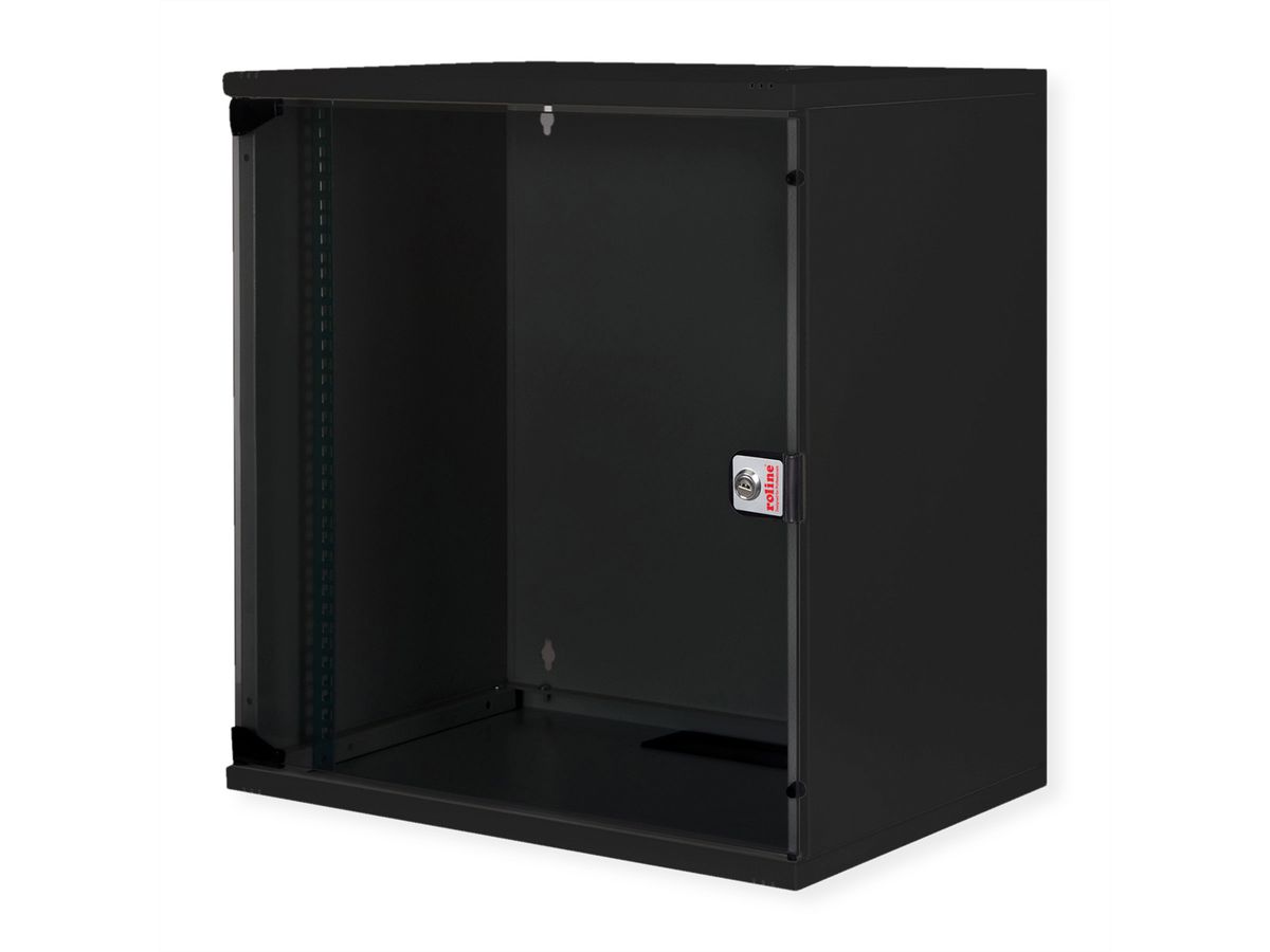 ROLINE 19-inch wall-mounted housing Basic 12 U, 540x400 WxD kit black