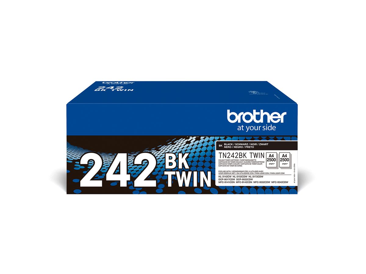 Brother TN-242BKTWIN toner cartridge 2 pc(s) Original Black