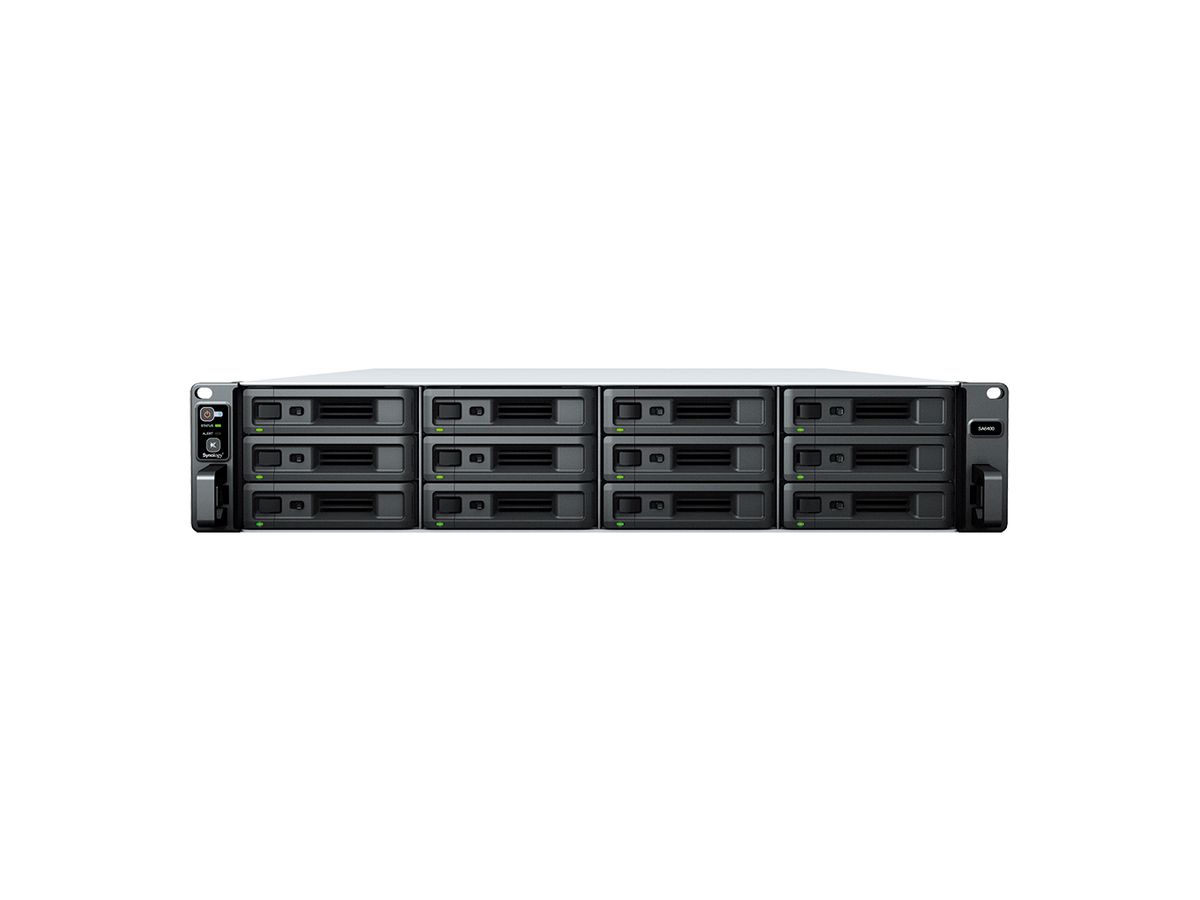 Synology SA SA6400 NAS/storage server Rack (2U) Ethernet LAN Black