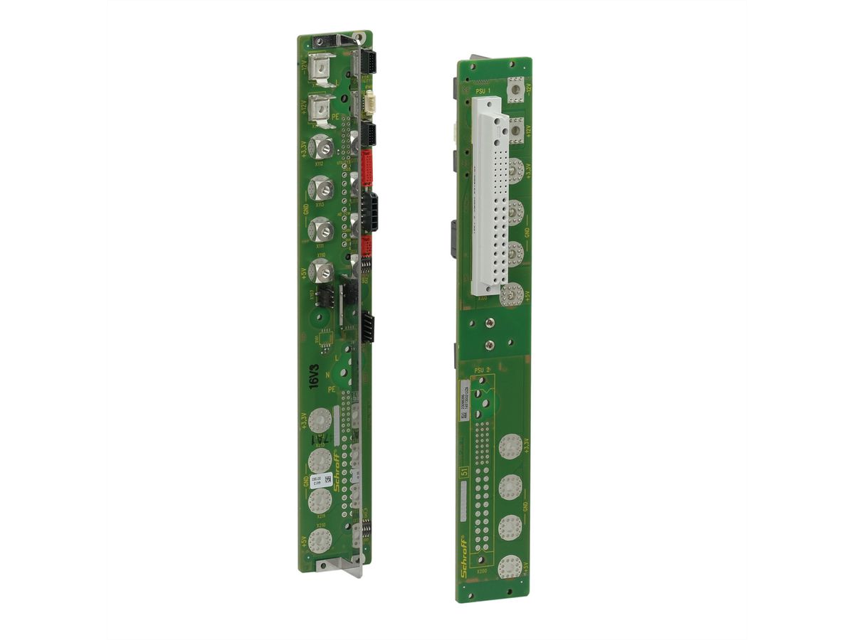SCHROFF CPCI Power Backplane With P 47 Connector, 6 U, 8 HP, 1x P47