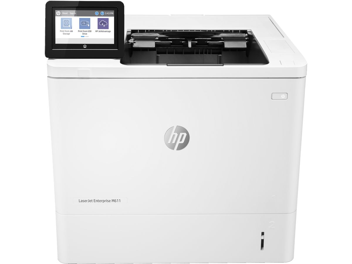 HP LaserJet Enterprise M611dn, Zwart-wit, Printer voor Print, Dubbelzijdig printen