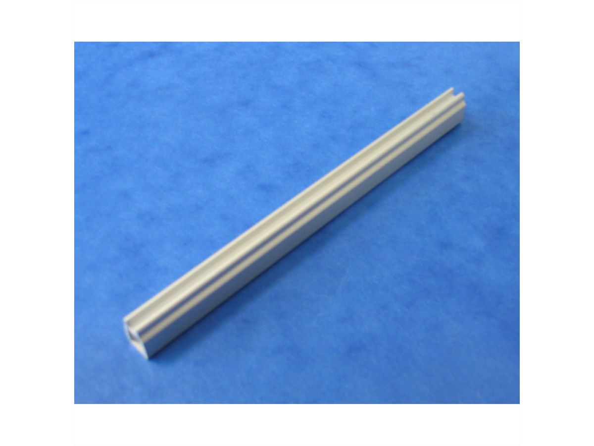 SCHROFF geleiderail meerdelig, aluminium extrusie, 1000 mm, 2 mm groefbreedte, zilver, 10 stuks