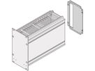 SCHROFF Frame Type Plug-In Unit Rear Panel, Cut-Out for One Connector, 6 U, 42 HP