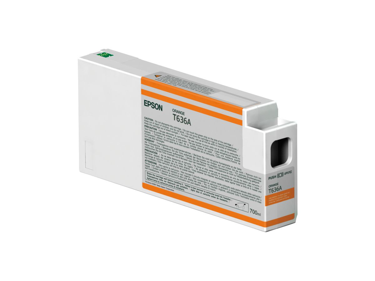 Epson Singlepack Orange T636A00 UltraChrome HDR 700 ml