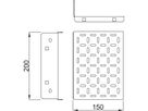 SCHROFF Epcase Modem Shelf 200W 150D