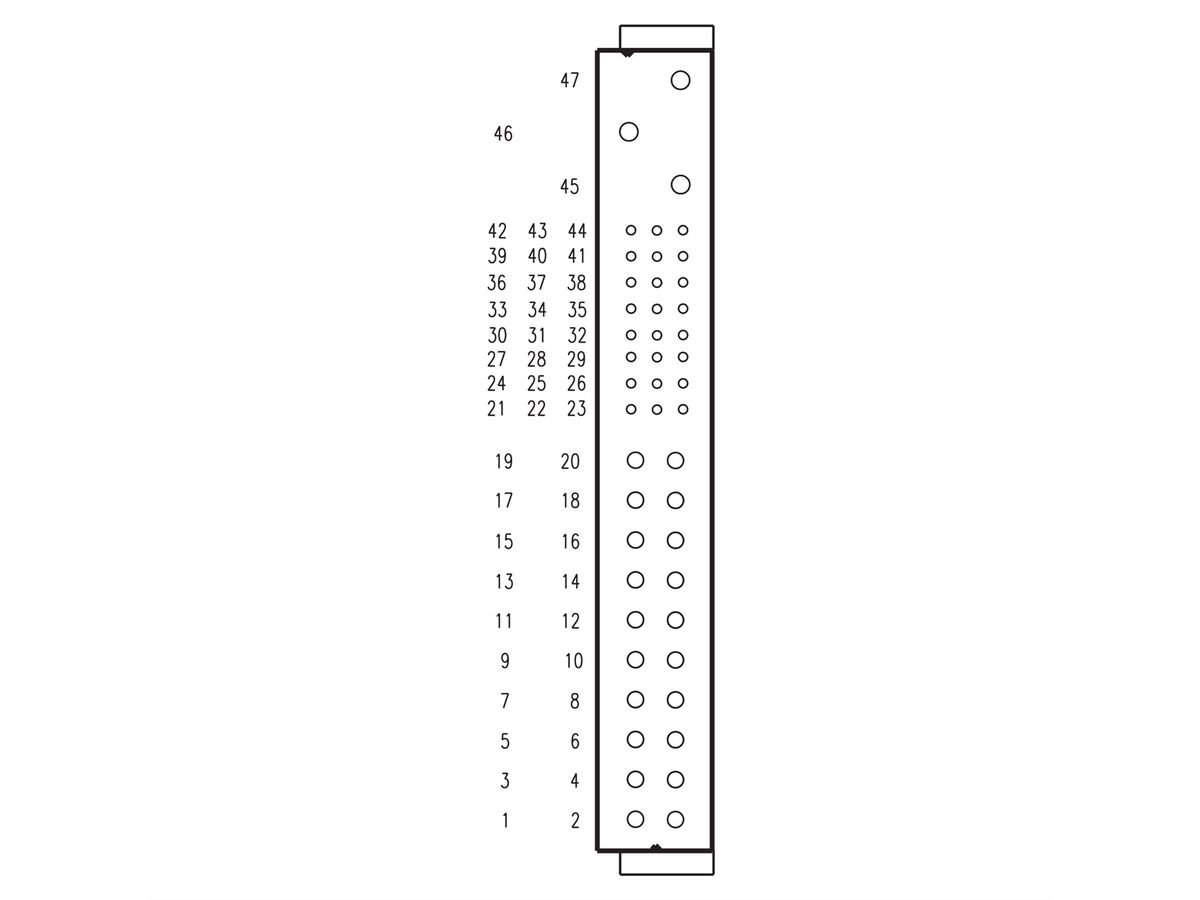 SCHROFF voeding 19" voor CompactPCI, AC/DC, 3 HE, 8 PK