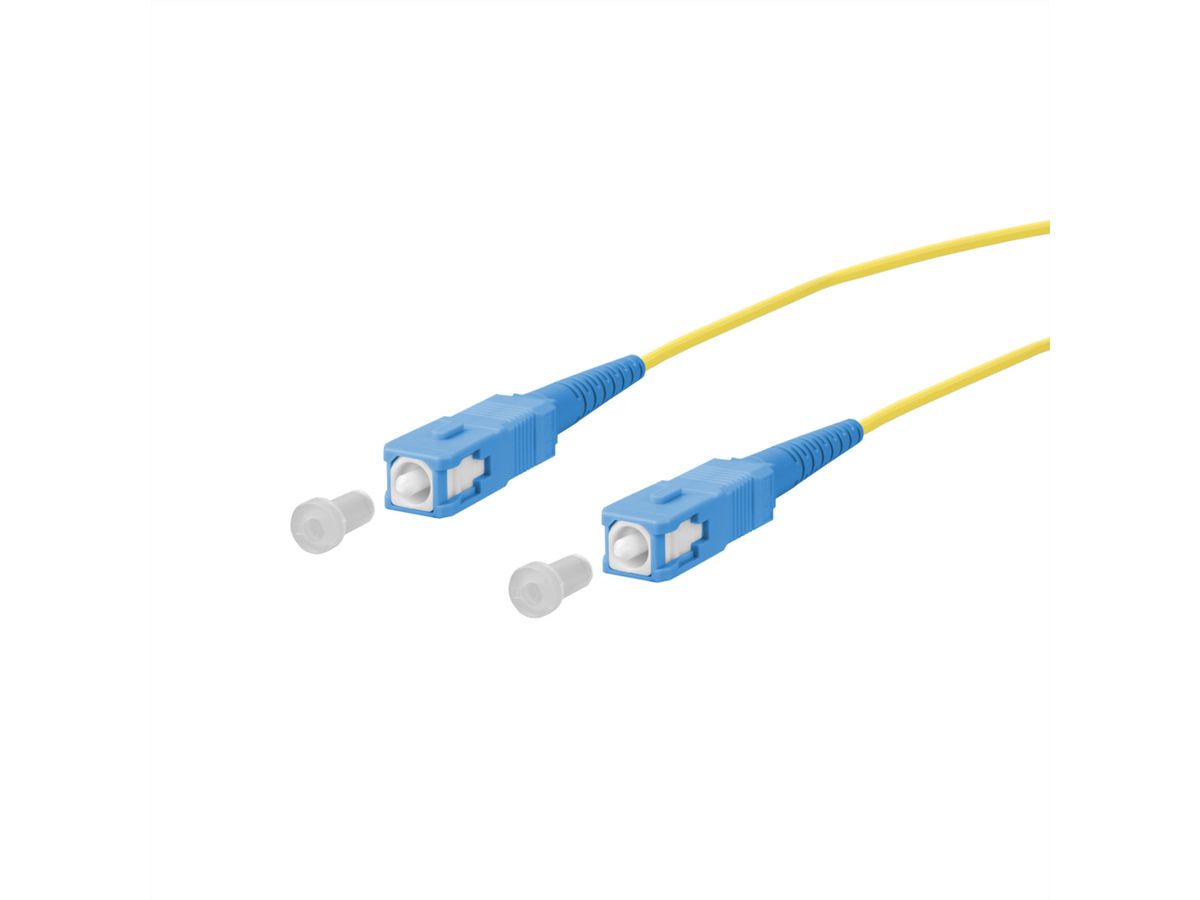 METZ CONNECT OpDAT patch cord, SC-S/SC-S OS2, 1 m