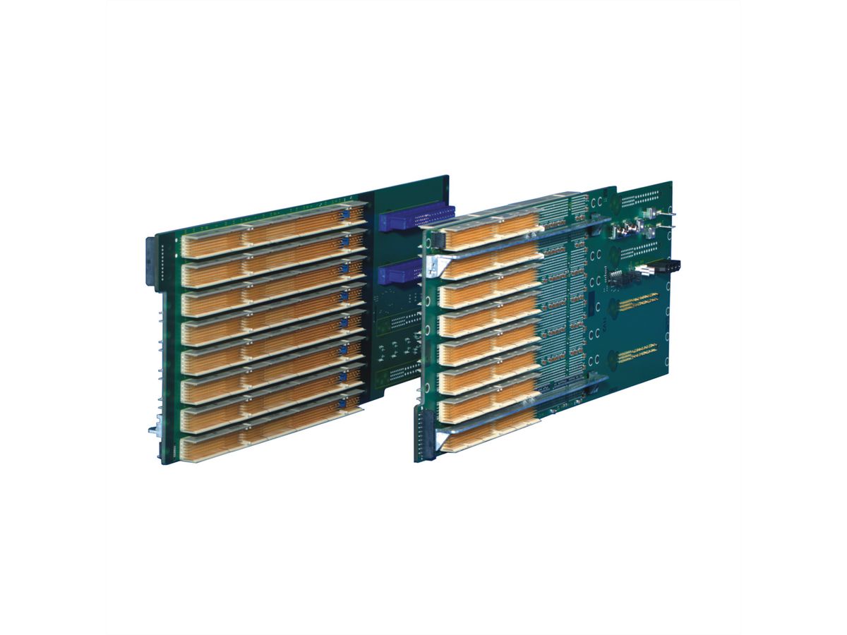 SCHROFF CPCI Backplane, 2 Slots, With Mini-fit
