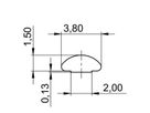 SCHROFF Front Panel EMC Textile Shielding Kit, -40? +70°C, 9 U, 10 pieces
