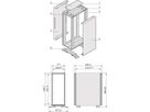 SCHROFF RatiopacPRO 19" Tower Case, Retrofittable Shielding, Front Trim, 4 U, 84 HP, 495 mm