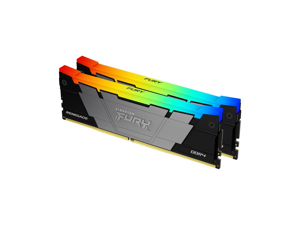Kingston Technology FURY 32GB 3600MT/s DDR4 CL16 DIMM (set van 2) 1Gx8 Renegade RGB