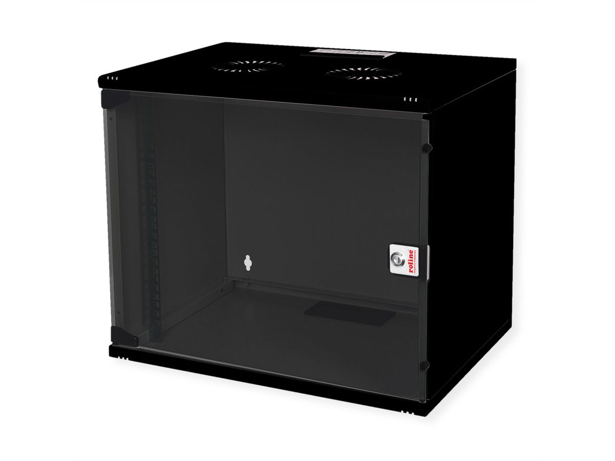 ROLINE 19-inch wall-mounted housing Basic 7 U, 540x400 WxD kit black