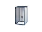 SCHROFF Novastar Cabinet With Glazed Door and Rear Panel, Slim-Line, RAL 7021/7035, 765H 553W 600D