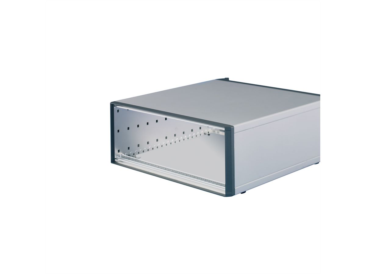 SCHROFF RatiopacPRO, Desktop Case, Retrofittable Shielding, Front Trim, 5 U (1-3-1), 84 HP, 375 mm
