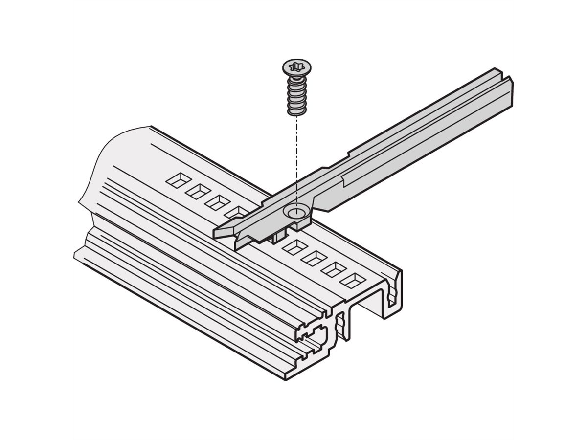 SCHROFF Countersunk Screw, Torx 2.5x7.7 mm, Self-TapPing, Steel Zinc Plated