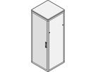 SCHROFF Eurorack Steel Door, 180° Opening Angle, RAL 7035, 34 U 600W