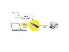 VALUE USB 2.0 Verleng kabel met actieve Repeater, A - C, zwart, 10 m