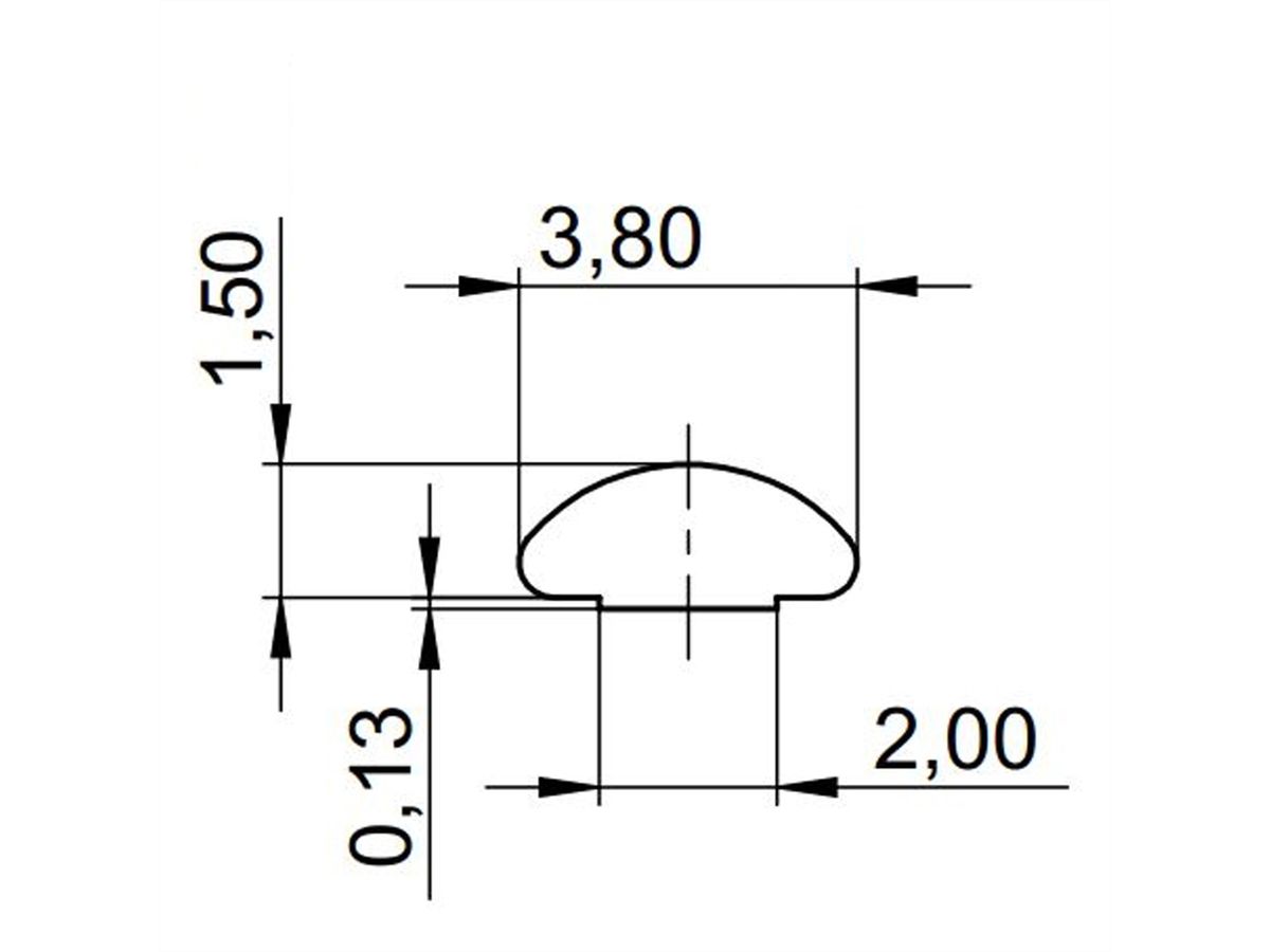 SCHROFF voorpaneel EMC textiel afschermingsset, -40? +70°C, 3 HE, 10 stuks