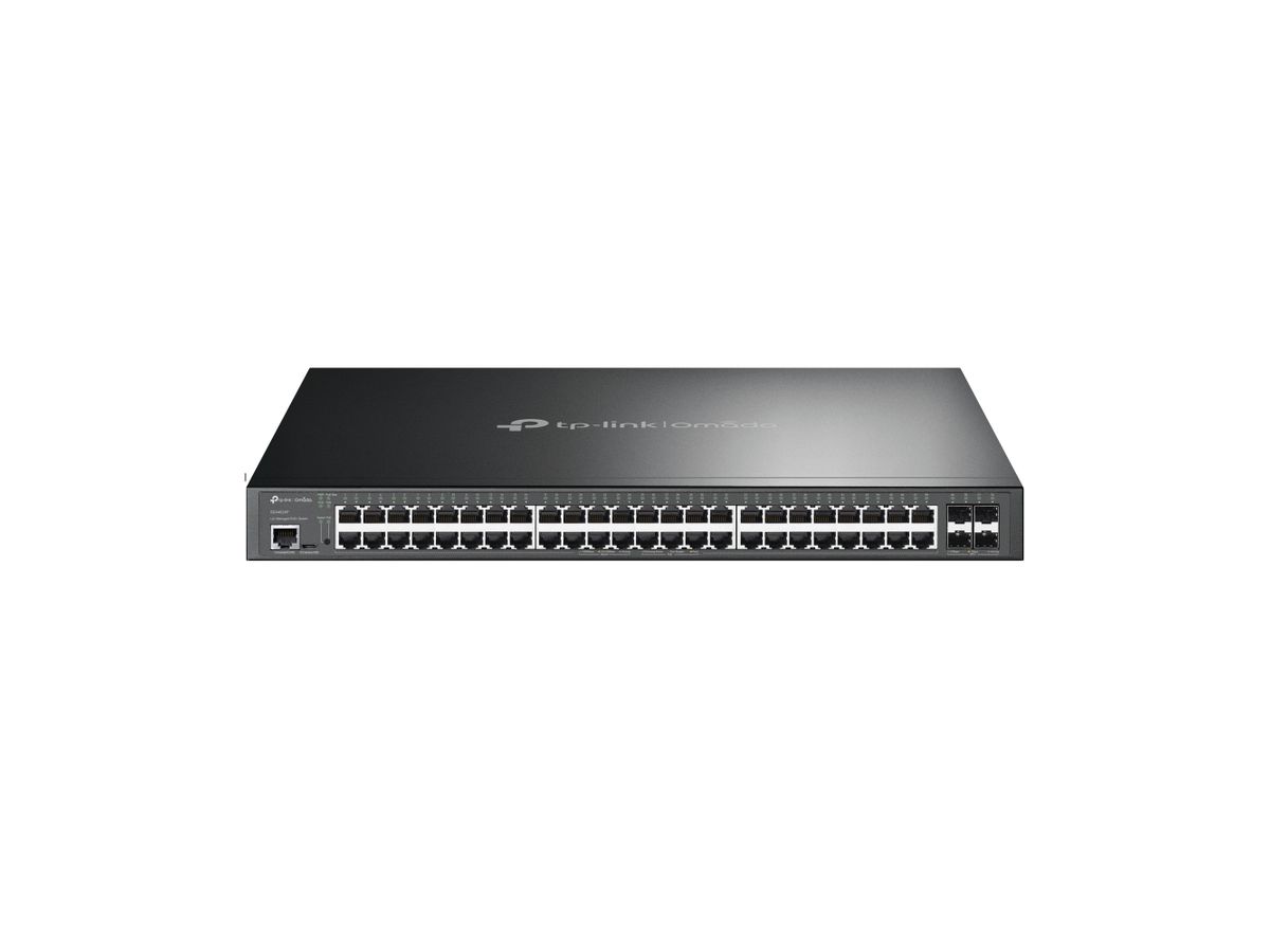 TP-Link Omada SG3452XP netwerk-switch Managed L2+ Gigabit Ethernet (10/100/1000) Power over Ethernet (PoE) 1U Zwart