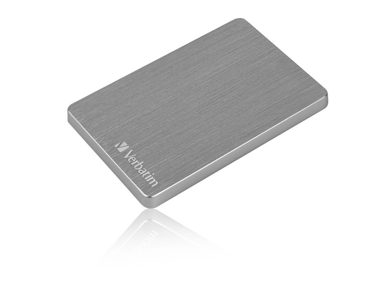 Verbatim Store 'n' Go ALU Slim Portable Hard Drive 1TB Space Grey