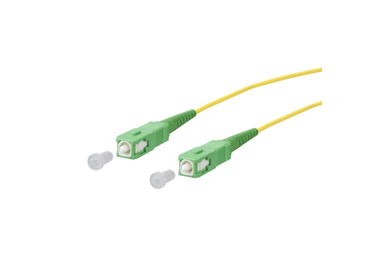 METZ CONNECT OpDAT patch cord, SC-S APC/SC-S APC OS2, 1 m
