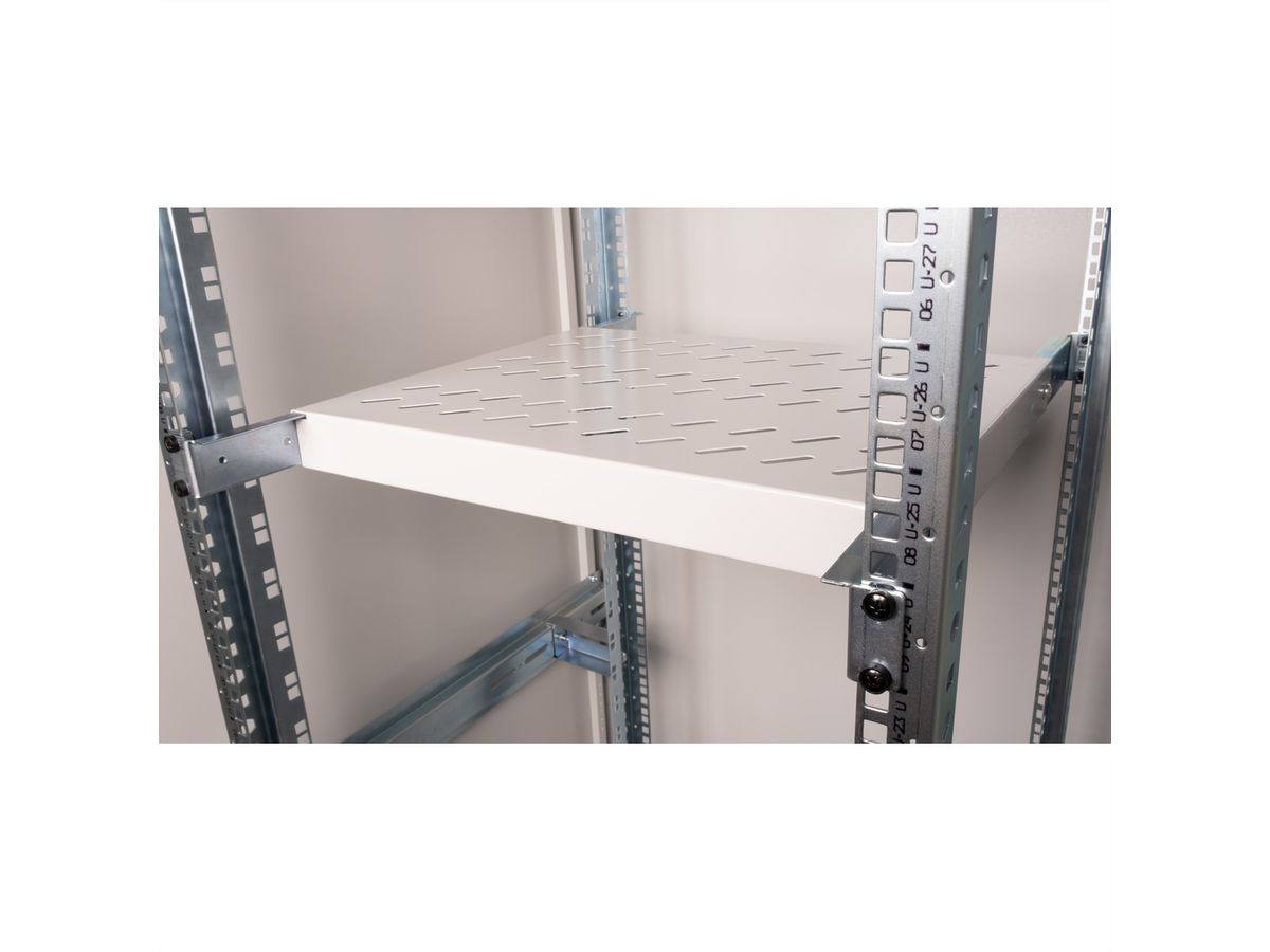 ROLINE 19-inch shelf 1 U, 350 T 50 kg grey