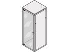 SCHROFF Eurorack Glass Door, 120° Opening Angle, 47 U 600W