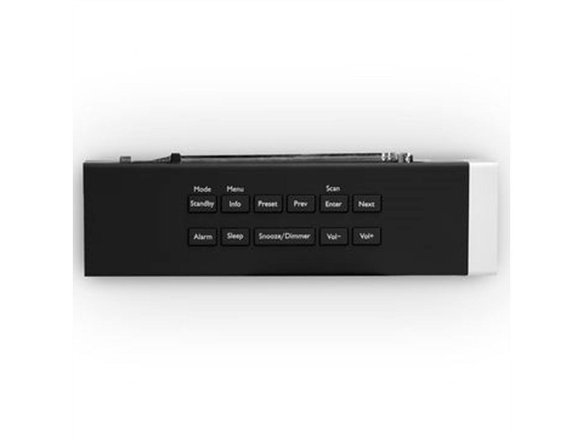 Lenco DAB+/FM CR-630BK, LCD-scherm
