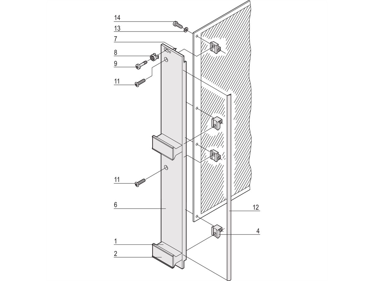 SCHROFF Plug-In Unit Kit With Trapezoid Handle, Shielded, Grey, 6 U, 5 HP