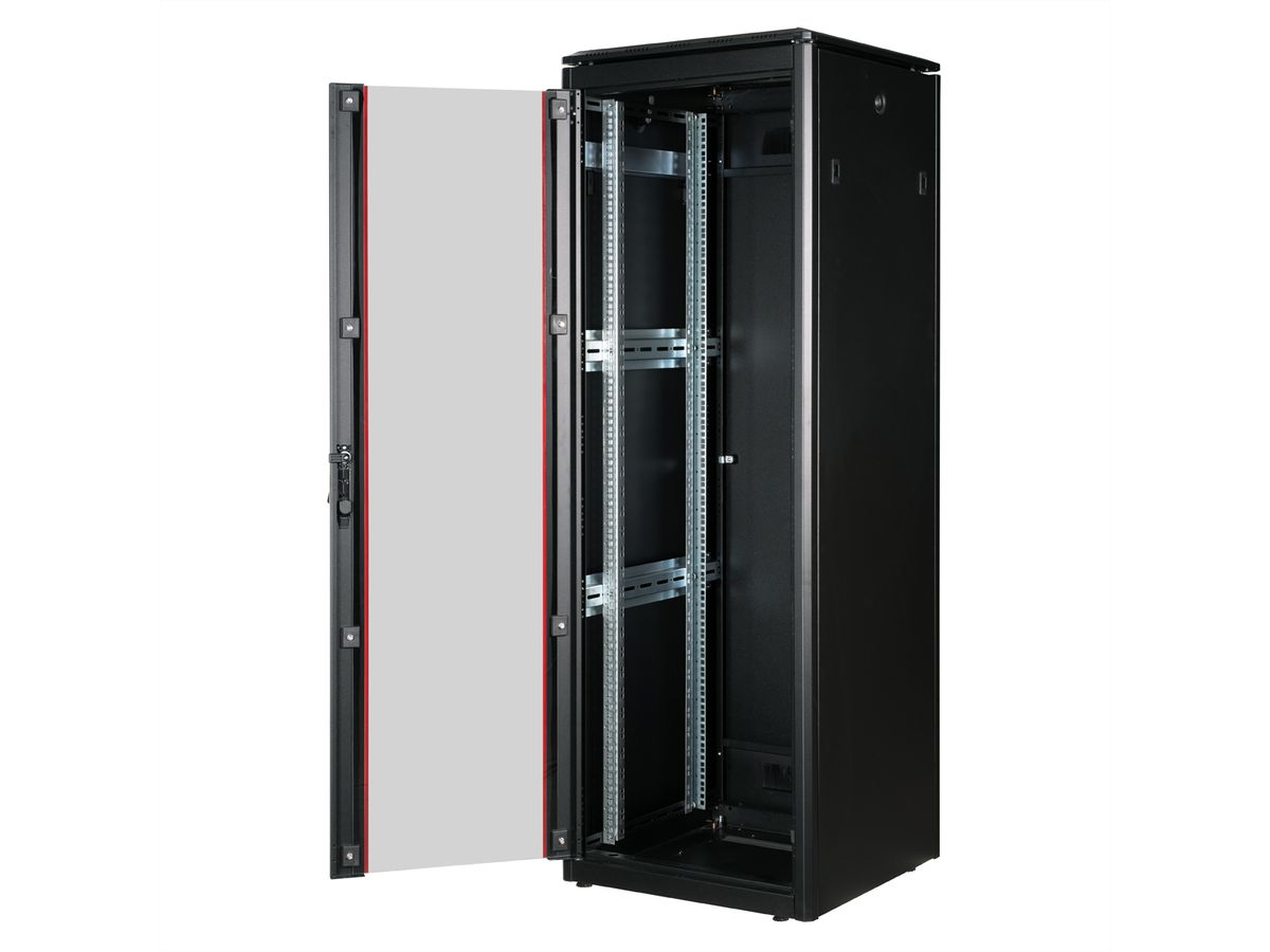 ROLINE 19-inch Network Cabinet Pro 36 U, 600x600 WxD Glass door black