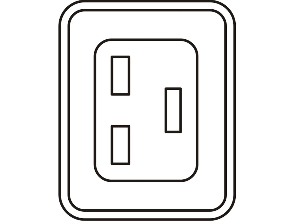 SCHROFF Socket Strip, IEC C19, 16 A, IEC 60309 Plug, 12x IEC C19