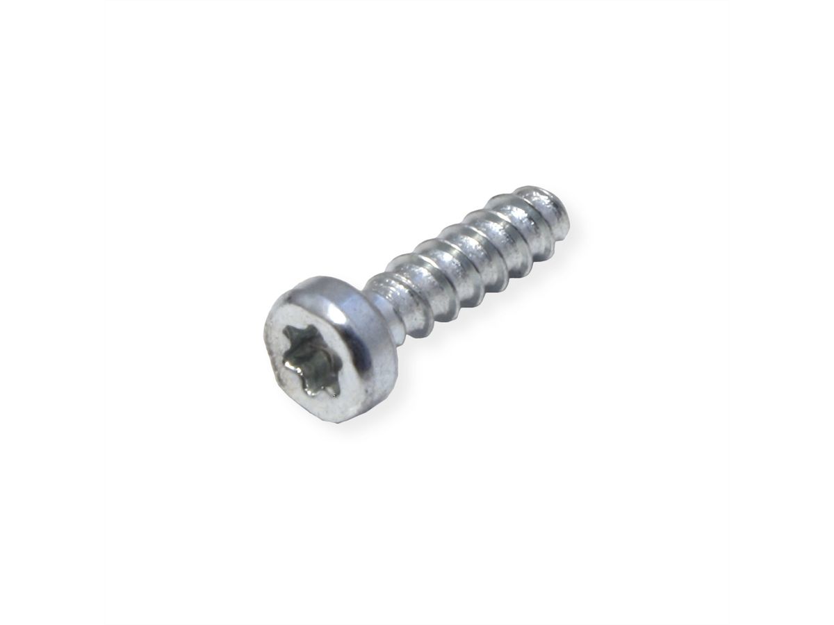 SCHROFF cilinderkopschroef, Torx, Ø 2,5 mm, lengte 9,3 mm, schroefdraadvormend, staal verzinkt
