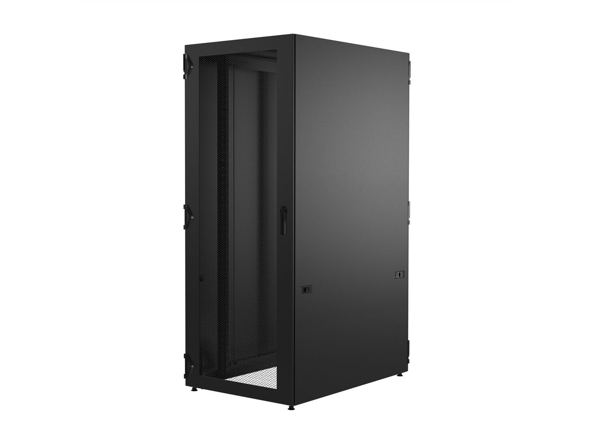 SCHROFF Varistar CP Server Cabinet, RAL 7021, Side-by-Side, 42 U, 2000H, 800W, 1200D