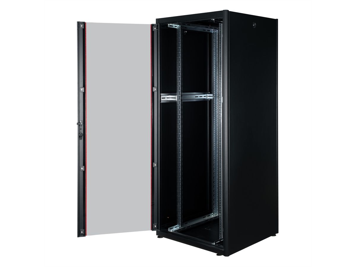 ROLINE 19-inch Network Cabinet Basic 42U, 800x800 WxD glass door black