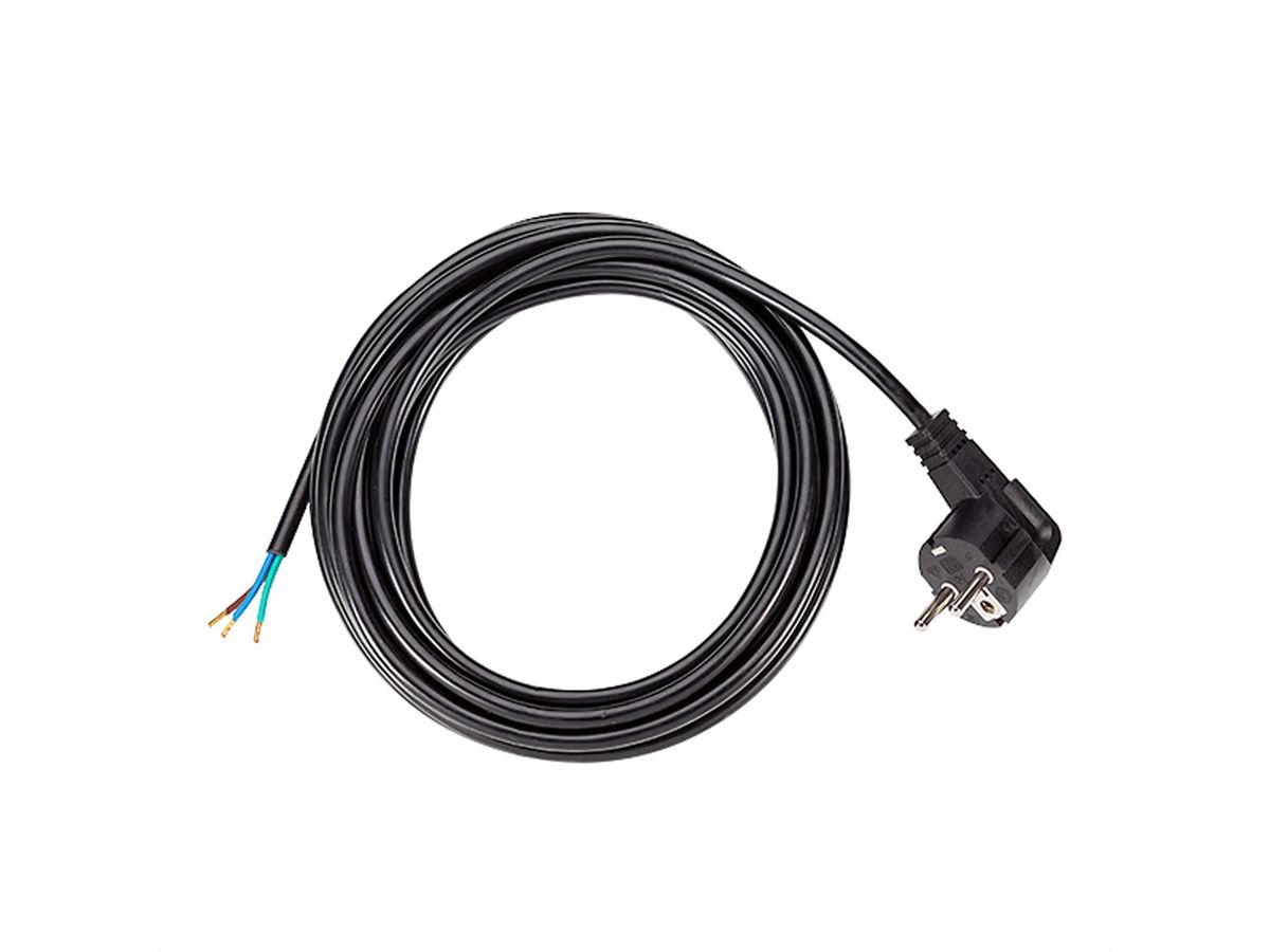 BACHMANN supply cable H05VV-F 3G1.0 3m, black, individually packed
