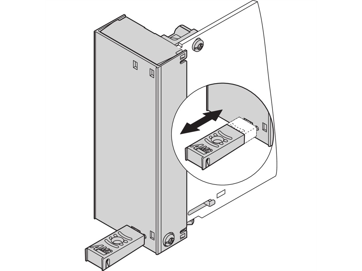 SCHROFF AMC Pull-Handle Mechanism, AMC.0 R2.0, Single Mid-Size
