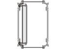 SCHROFF frame type insteekeenheid printplaat montage steun vanaf sleuf 2, 5 paar