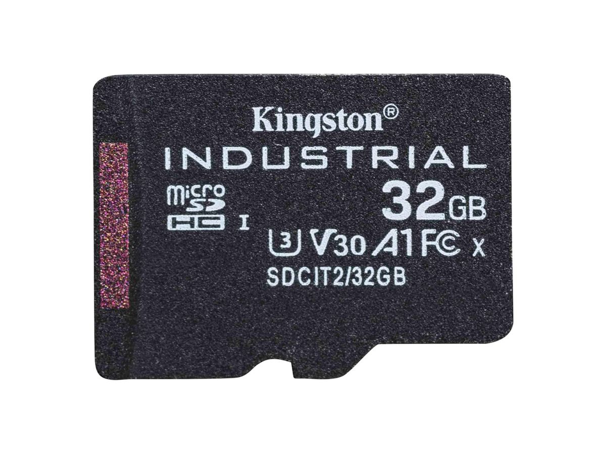 Kingston Technology Industrial memory card 32 GB MicroSDHC UHS-I Class 10