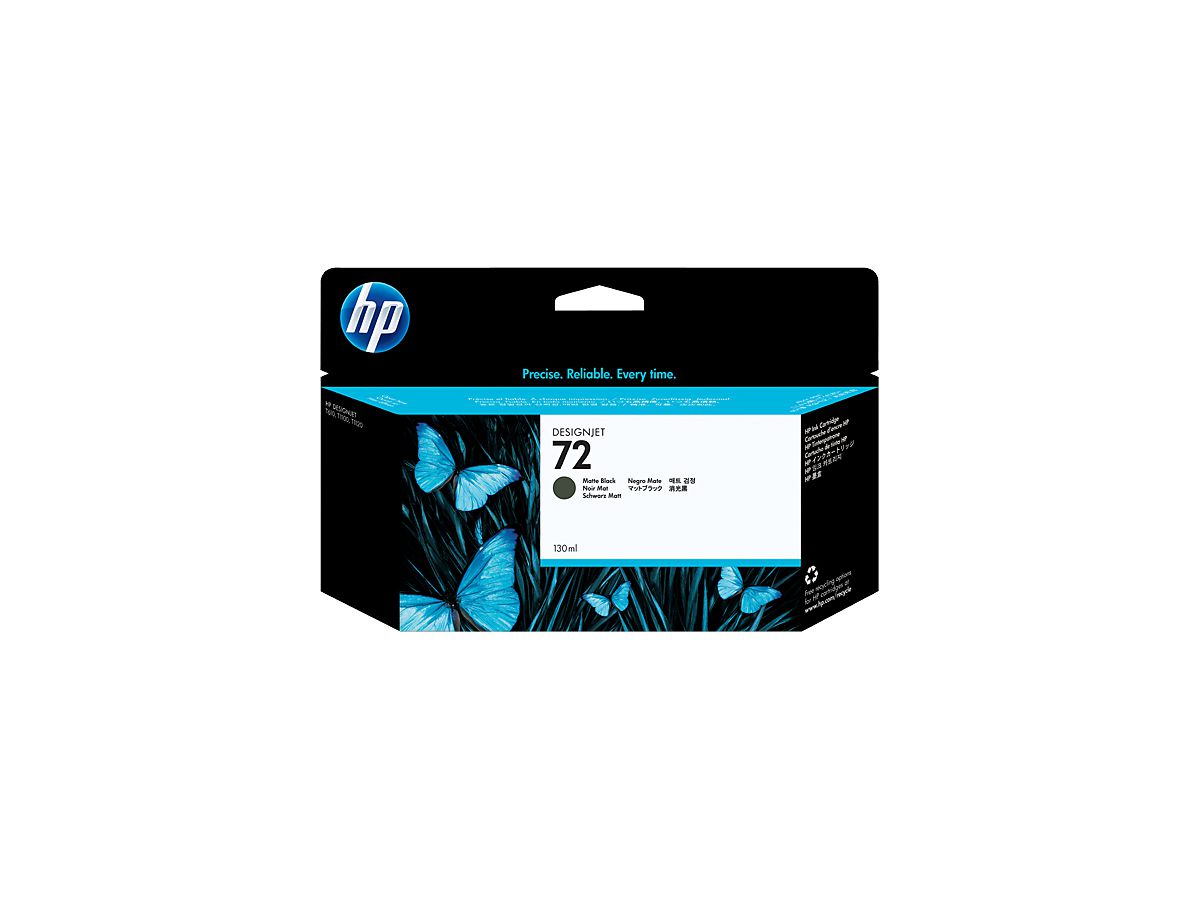 HP 72 130-ml Matte Black DesignJet Ink Cartridge